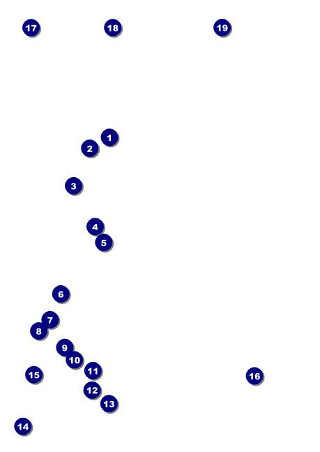 Sweet Sixteen Purple Chevron Club Flyer Front Field Markers