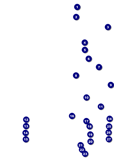 Punk Rock Club Flyer 2 Front Field Markers