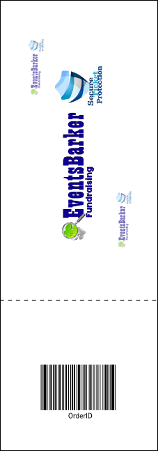 Leukemia Raffle Ticket Product Back