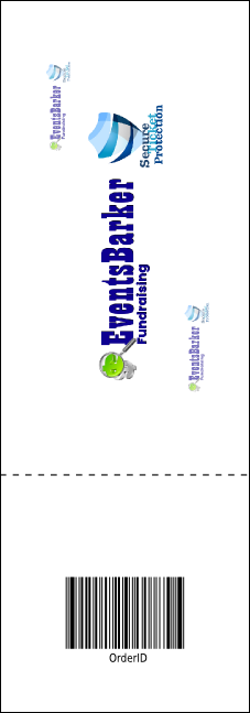 French Raffle Ticket Product Back