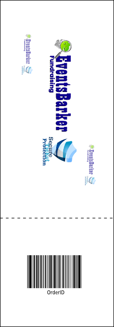 Ice Skating Raffle Ticket Product Back