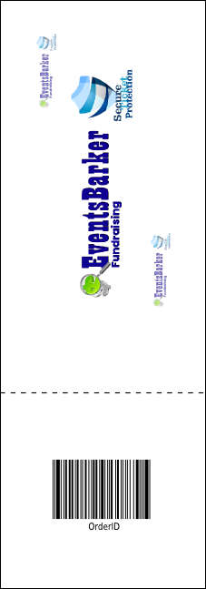 Ice Cream Event Ticket Product Back