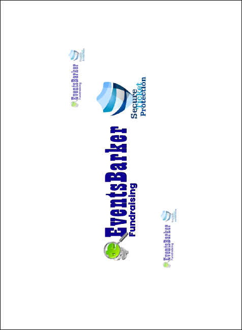 All Purpose Blue Invitation Product Back