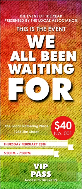 Rainbow VIP Pass Product Front