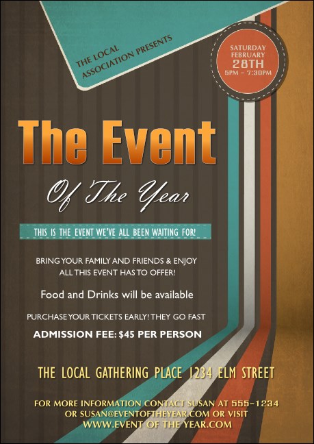 All Purpose Retro Postcard Product Front