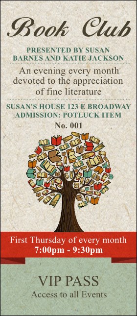 Books VIP Pass Product Front