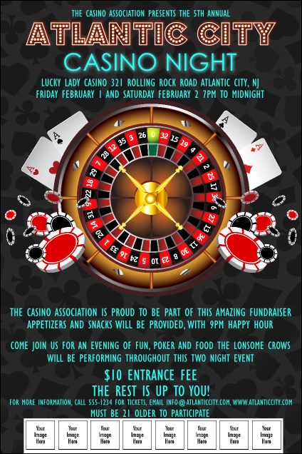 Casino Logo Poster Product Front