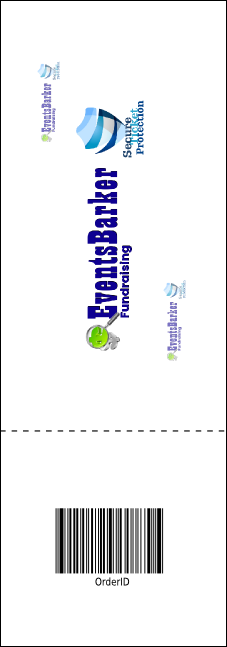 Cupcake Raffle Ticket Product Back