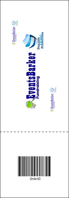 German Raffle Ticket Product Back