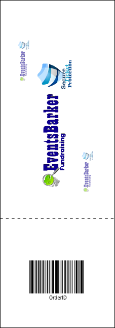 Outer Space Raffle Ticket Product Back