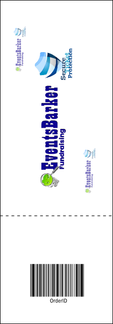 Soccer Ribbon Raffle Ticket Product Back