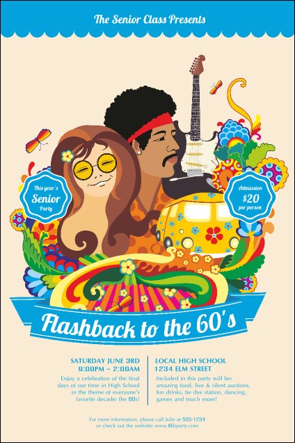 Sixties Poster Product Front