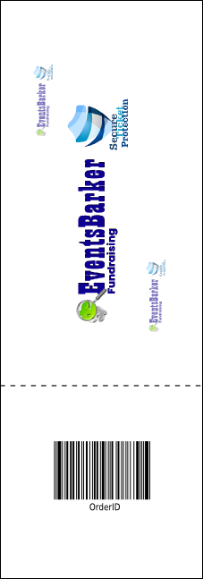 Spaceship Raffle Ticket Product Back