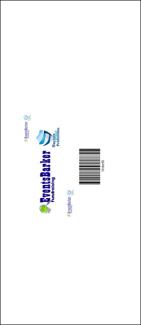White Ribbon VIP Event Badge Large Product Back
