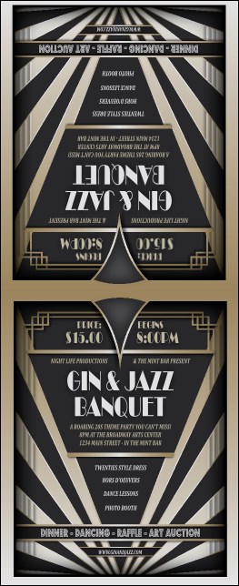 Roaring 20s Table Tent