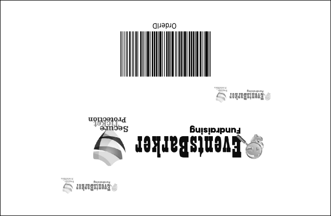 Jazz Concert BW Drink Ticket Product Back