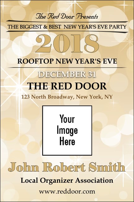 Gold Glitter Economy Event Badge REPLACED