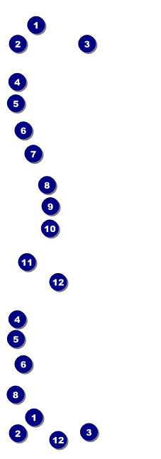 Roaring 20s Reserved Event Ticket Front Field Markers