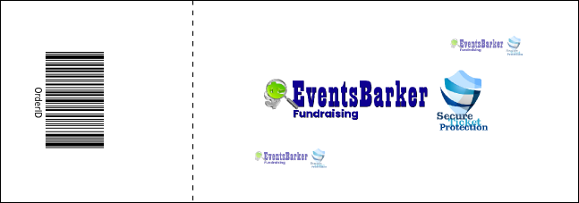 Class Reunion Mascot Purple Reserved Event Ticket Product Back