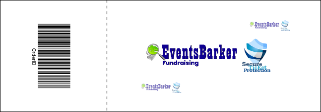 Animal Print Giraffe Reserved Event Ticket Product Back