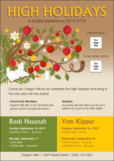 High Holidays Postcard