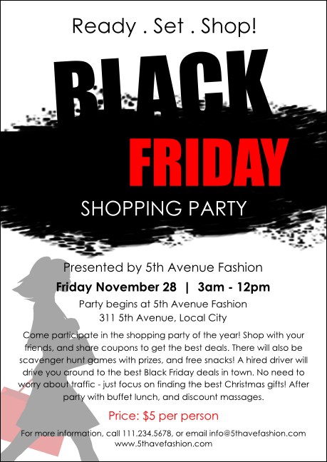 Black Friday Postcard Product Front