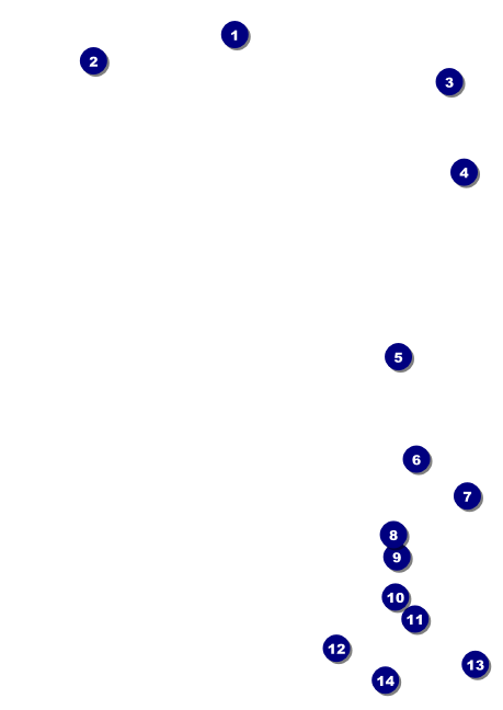 Pool Challenge Postcard Front Field Markers