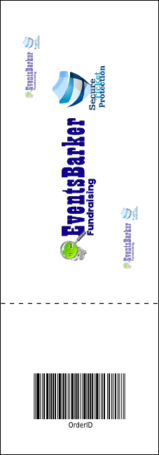 Dart Tournament Event Ticket Product Back