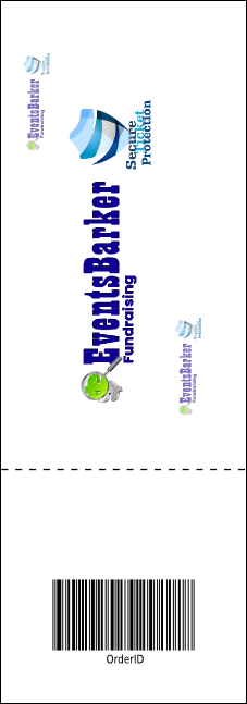 Swim Meet Event Ticket Product Back