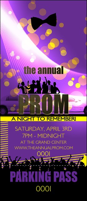 Prom Limo Hang Tag Product Front