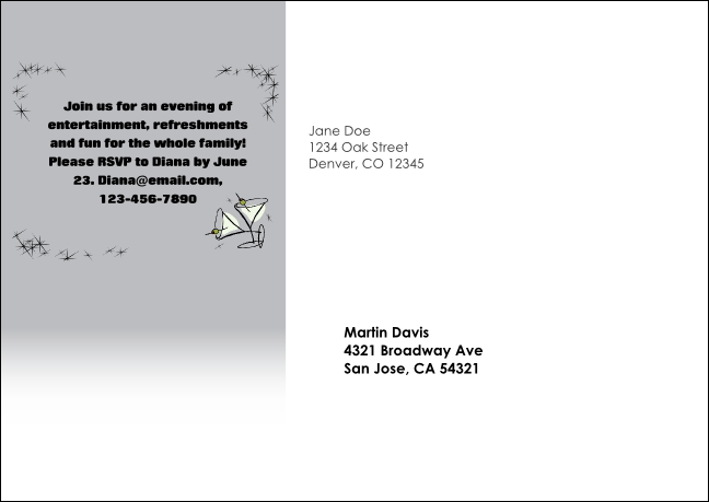 Gala Postcard Mailer Product Back