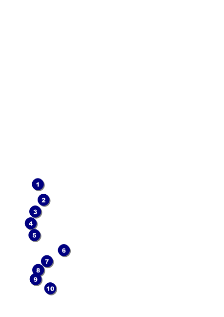 Snowflake Ornament Postcard Mailer Front Field Markers