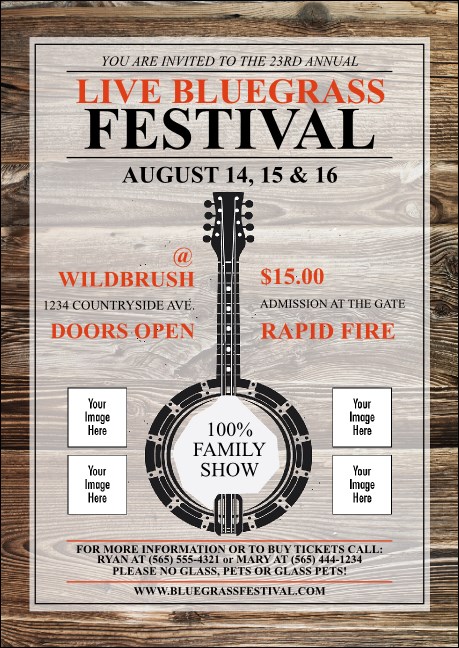 Banjo Postcard Mailer Product Front