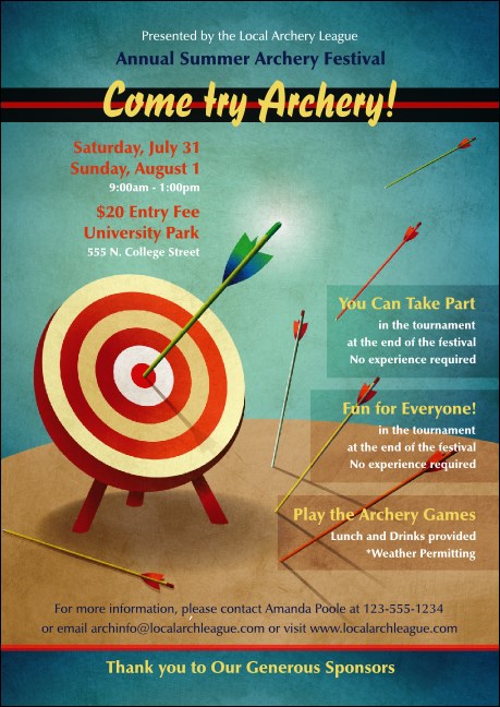 Archery Postcard Mailer