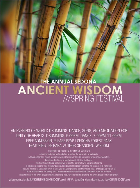 Bamboo Flyer Product Front