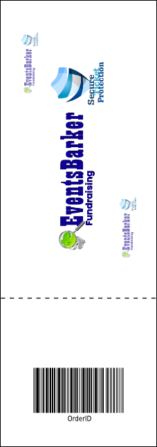 Fish Fry Event Ticket (Charcoal) Product Back
