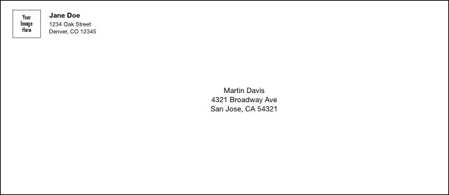 Custom #10 Envelope