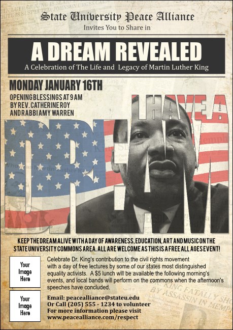 Martin Luther King Jr. Postcard Product Front