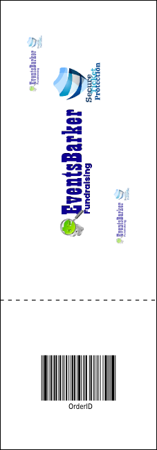 Indian Music Blue Event Ticket Product Back