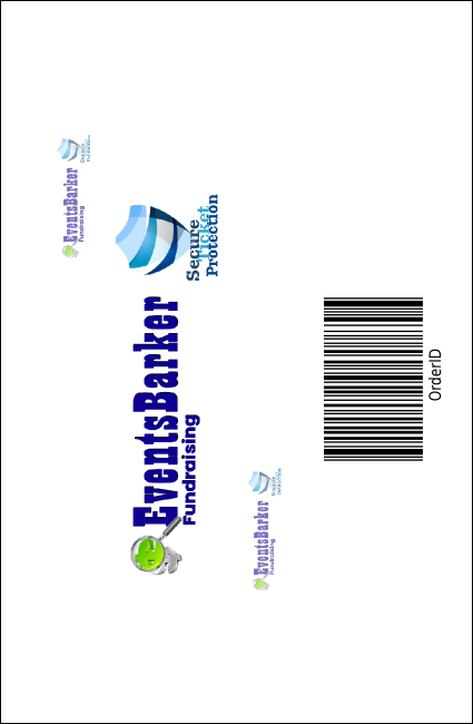 Red, White, and Blue Stars Drink Ticket Product Back