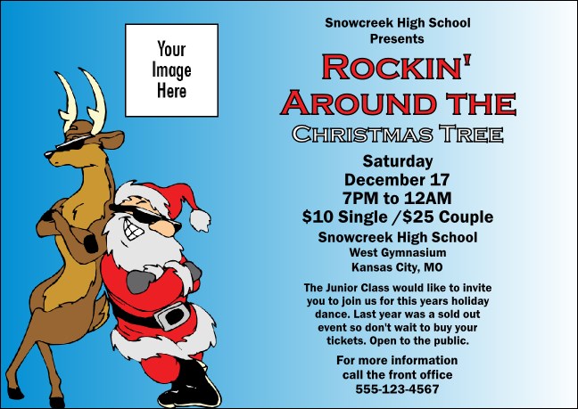 Cool Christmas Postcard