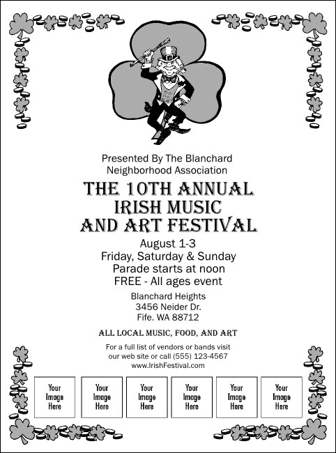 St. Patrick's Day Flyer Product Front