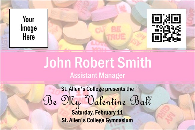 Valentine's Day Economy Event Badge Product Front