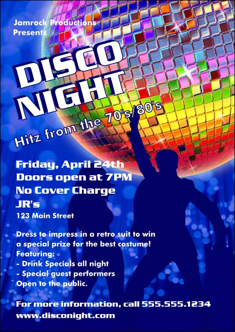 Disco Postcard Product Front