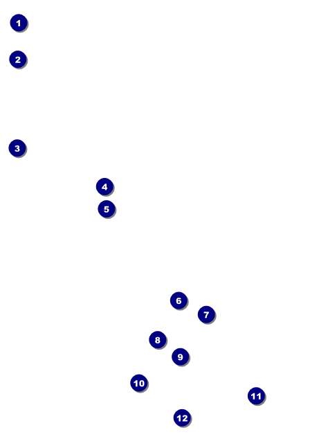 LGBT Film Festival Postcard Mailer Front Field Markers