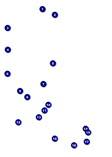 Graduation - Green Postcard Mailer Front Field Markers