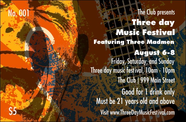 Alt.Chaos Drink Ticket Product Front