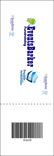 Valentine's Dinner Date  Raffle Ticket Product Back