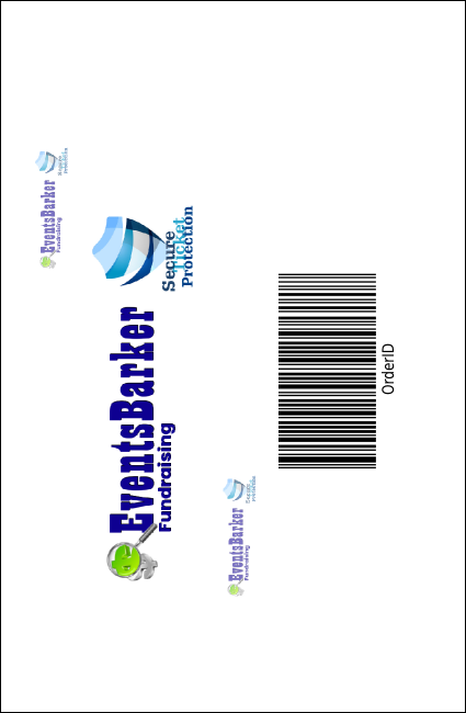 Military Ball - US Flags Drink Ticket Product Back