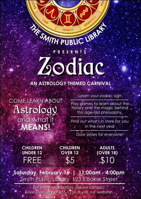 Astrology Postcard Mailer